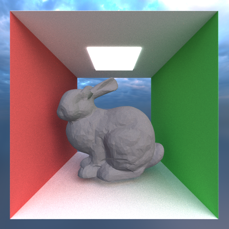 Complex BVH scene with an OBJ model