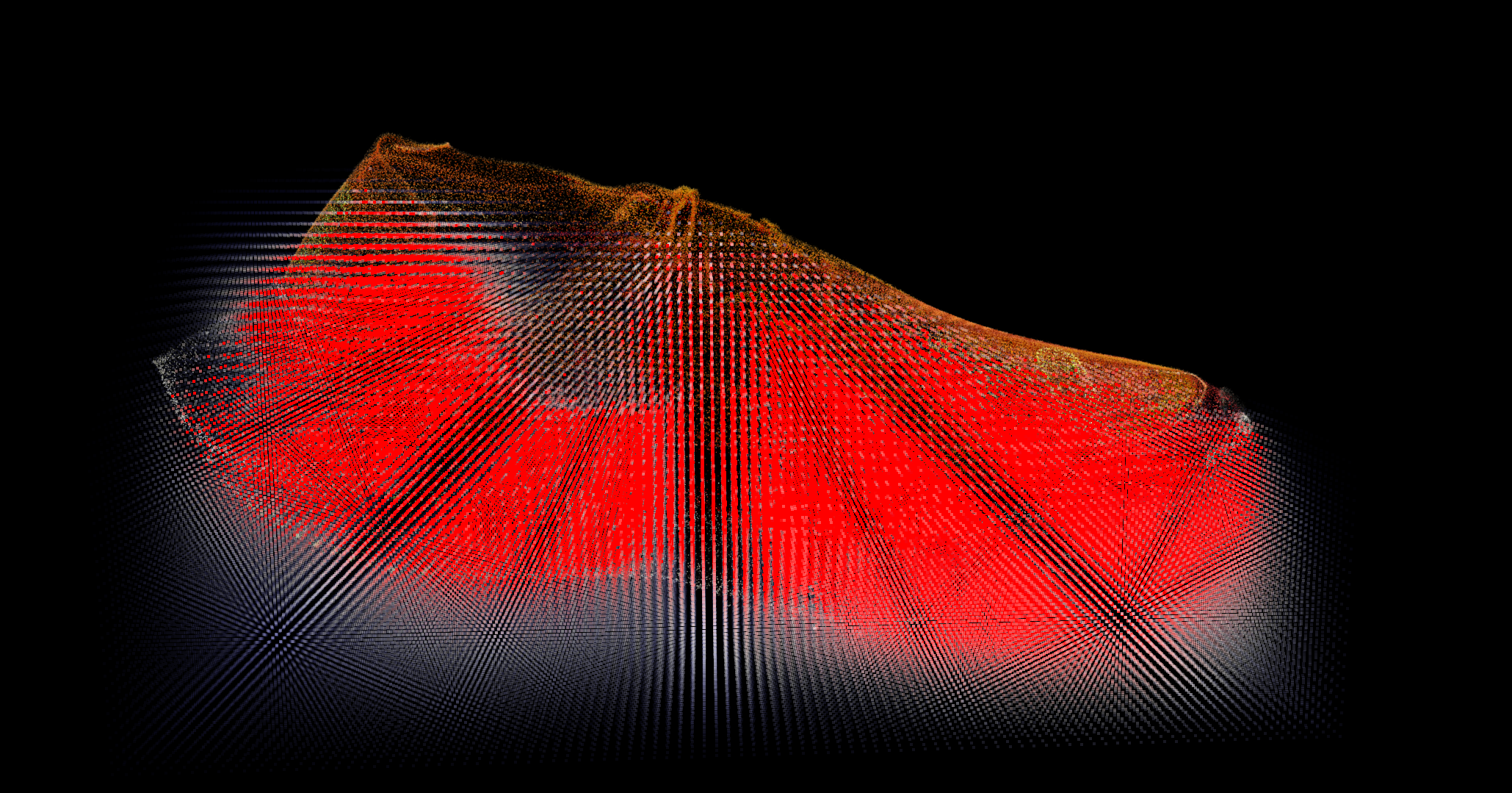Fused field on a captured shoe